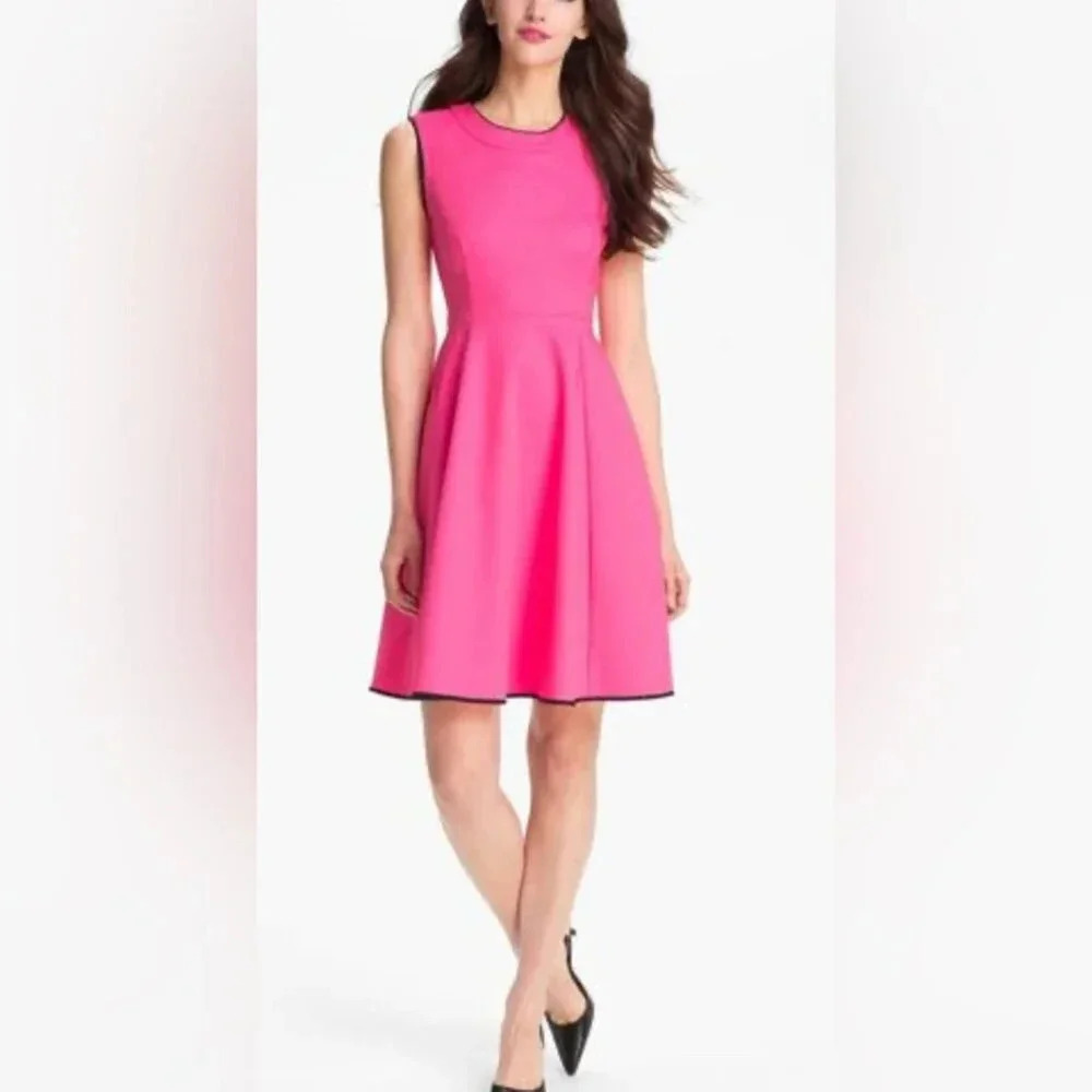 Kate Spade New York Carol Fit & Flare Mini Dress | Black, Size 00